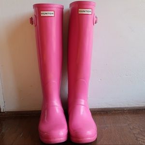Original Tall Glossy Hunter Waterproof Rain Boots